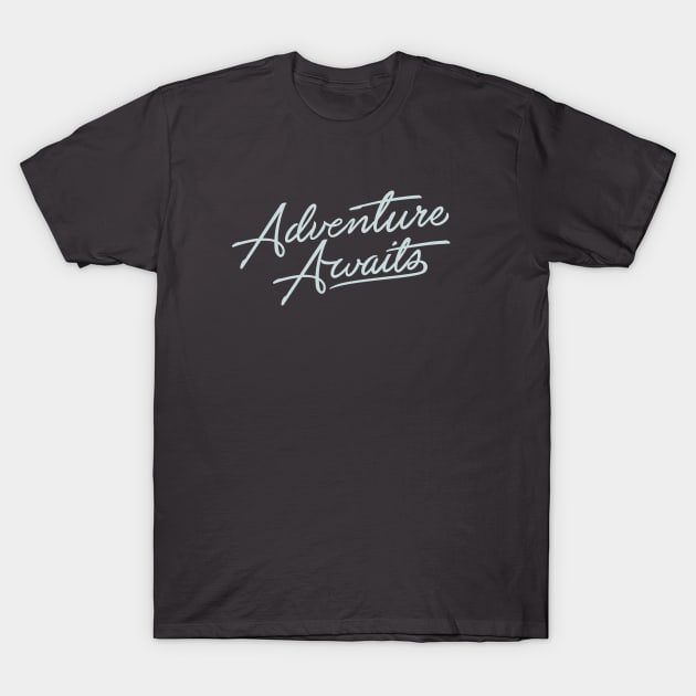 Adventure Awaits T-Shirt by ctrlprintables